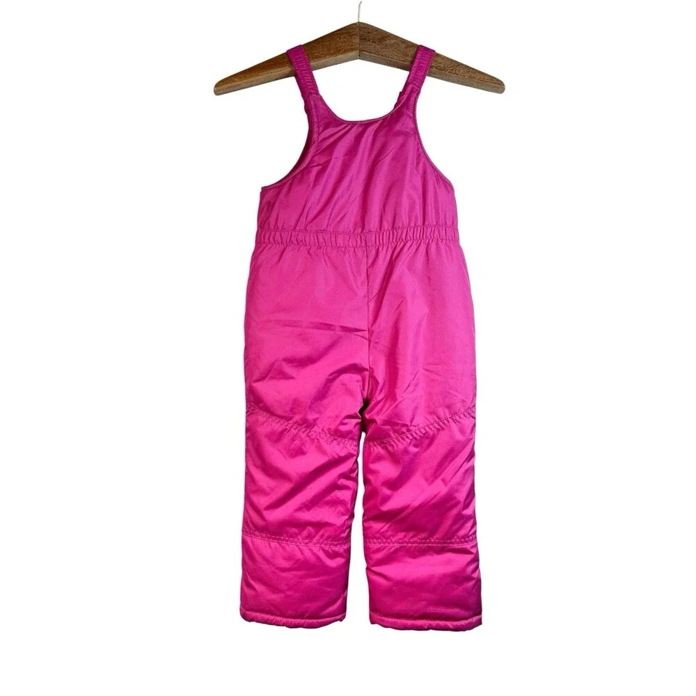 OshKosh B'gosh Girls Insulated Winter Snow Bib Overalls Pants Ski Snowboard 4T